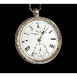 A Vintage Gent 935 Open Face Pocket Watch. Key Wind