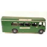 Triang large pressed steel Single Decker Greenline Bus - circa 1960, 22.5"/57cm long.