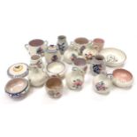 Poole Pottery collection of miniature traditional pattern pieces (18).