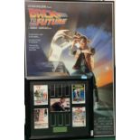 Framed USA - ‘Back To The Future’ poster (40” x 26”) along with a framed James Bond 007 Set of