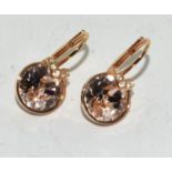 Pair of Swarovski crystal earrings.