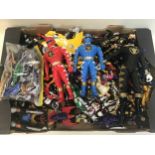 Selection of various Power Ranger figures and accessories to include - Megazord - Zero Cog - Red