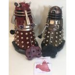 Doctor Who 18" Red Supreme Dalek Radio Controlled With instruction book along with a Dr Who 18"