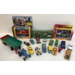 Collection of various boxed and unboxed die cast model vehicles etc.