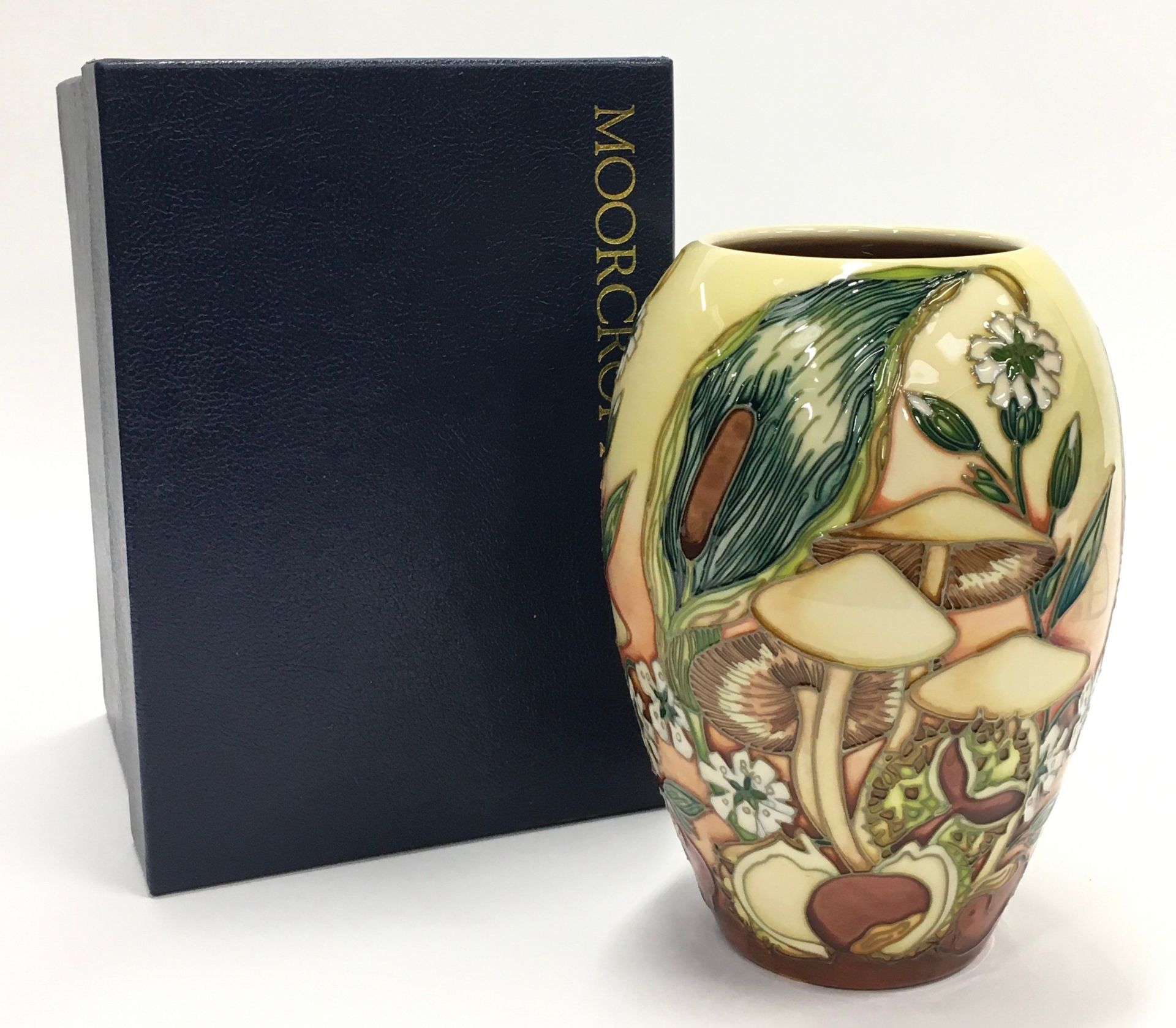 Moorcroft Debbie Hancock Underwood vase 1998. Limited edition 16/350. Tubeliner Sarah Pendlebury.