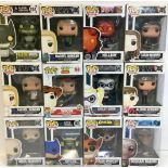 Selection of 12 Funko Pops to include Orphan Black & Super Heroes Etc. All boxed and in Ex
