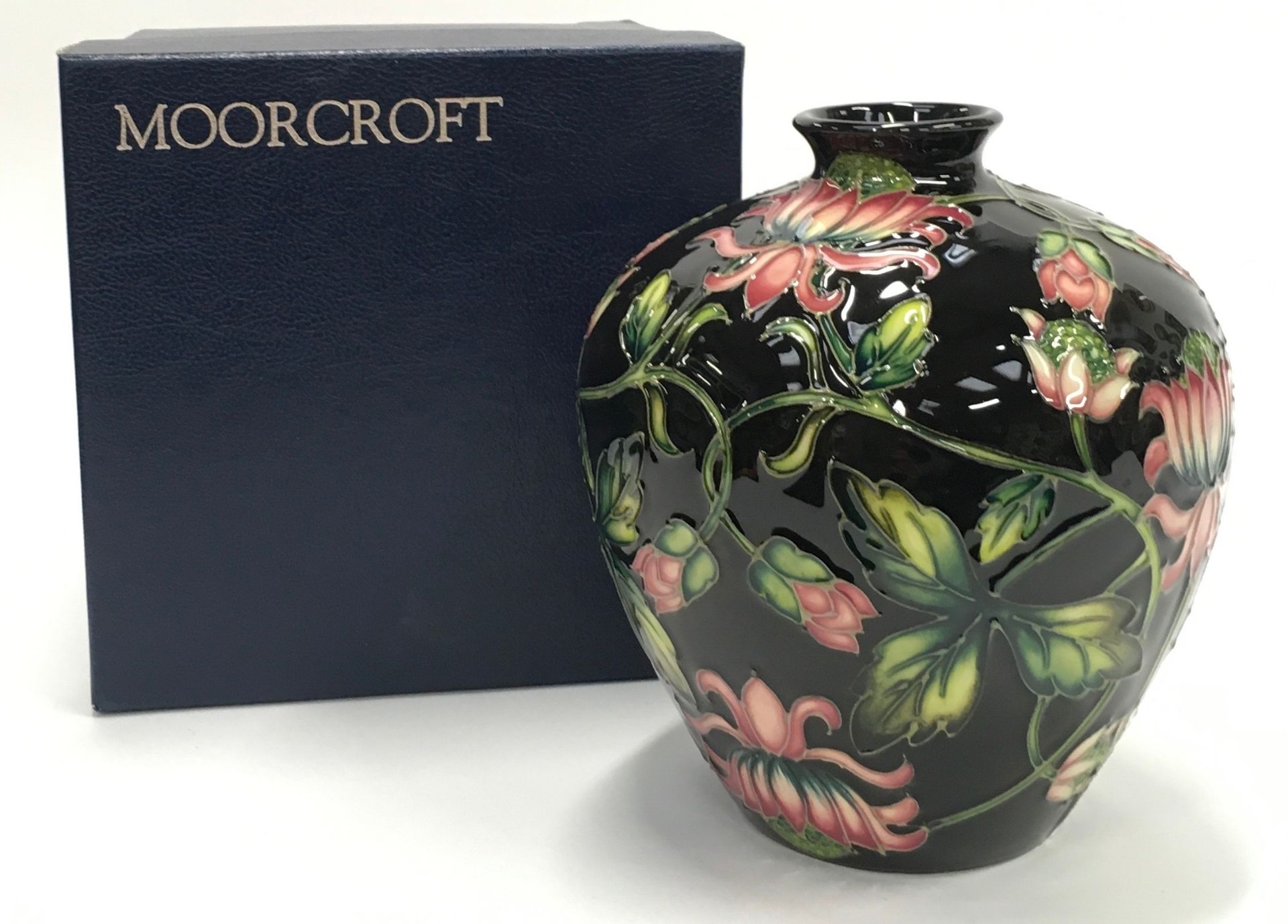 Moorcroft Wendy Mason Dream Time vase 1998. Tubeliner Gill Johnson (Nee Leese). Paintress Wendy