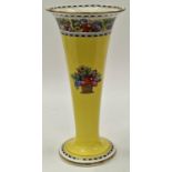 Wedgwood model 2210 tall trumpet vase 29x15cm