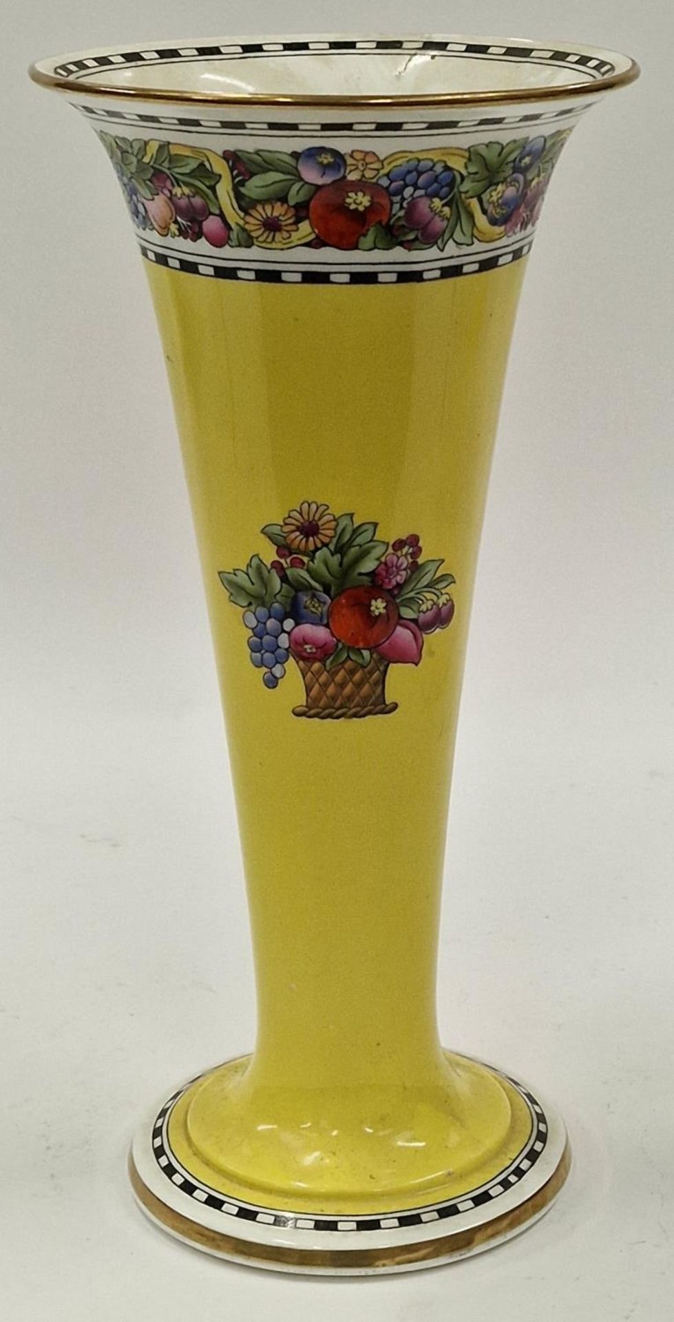 Wedgwood model 2210 tall trumpet vase 29x15cm