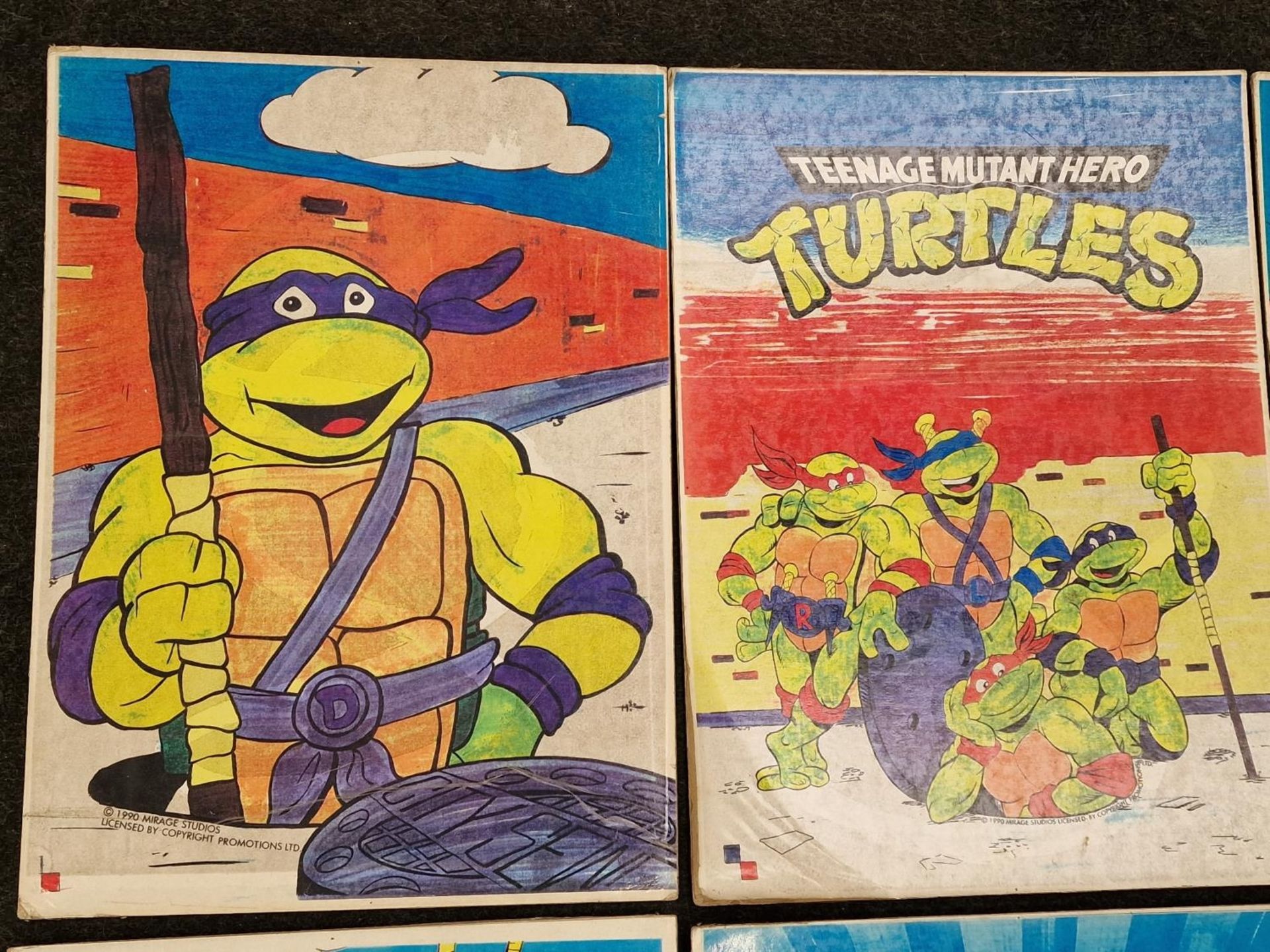 Teenage Mutant Hero Turtles set of promotional posters on board by Mirage Studios 1990. Each - Image 2 of 5