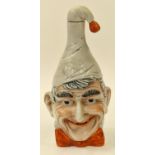 Importe de Sare French novelty ceramic drinks decanter 21cm tall.