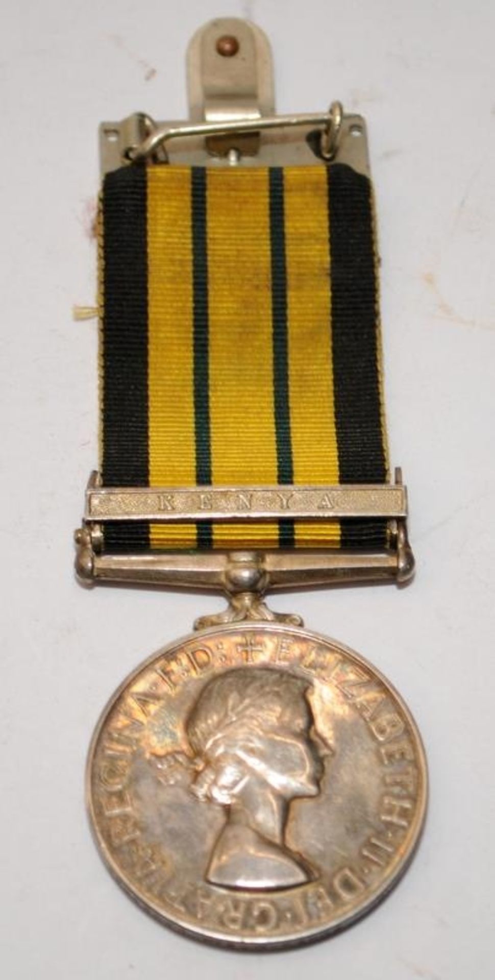 Africa General service medal with Kenya Bar issued to 22945043 Pte. G. Barge - Devon Regt. Lot - Image 2 of 6