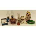 Collection of mixed glassware, china, pottery and other collectables to include Poole Pottery