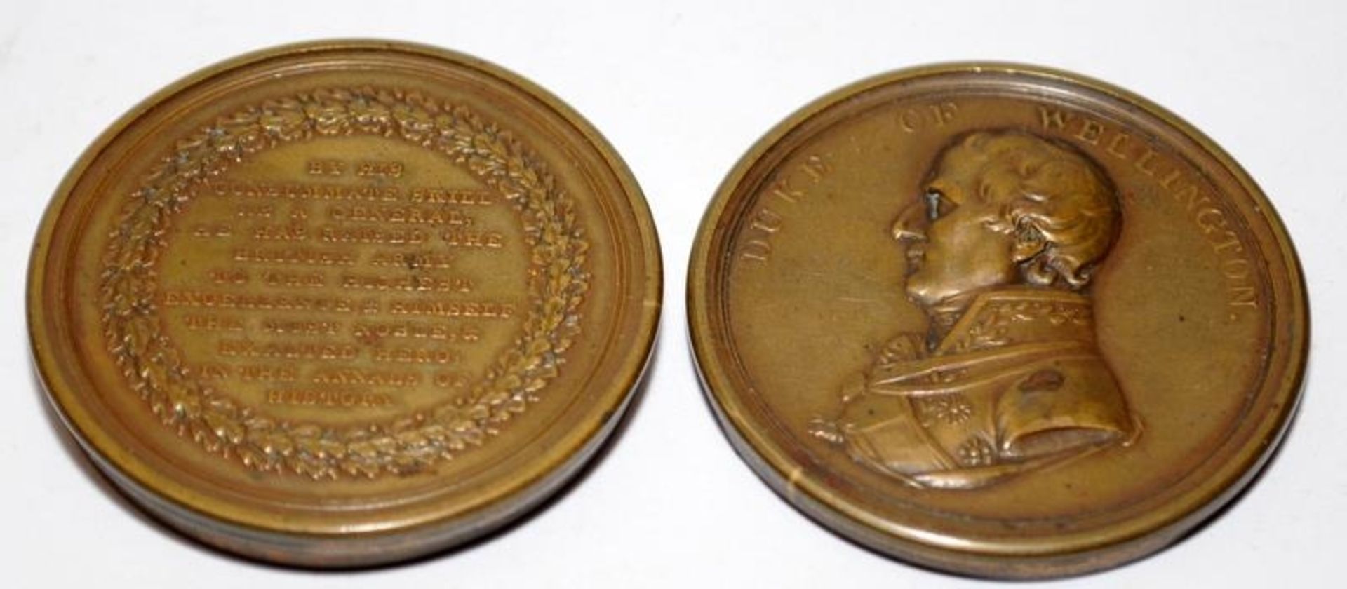 Rare early 19th Century Duke of Wellington Peninsular Campaign commemorative copper box. This - Image 3 of 4