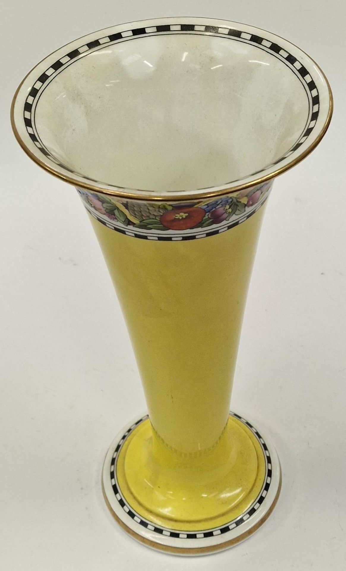 Wedgwood model 2210 tall trumpet vase 29x15cm - Image 3 of 4