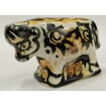 Celtic pottery style bull 15x22x10cm