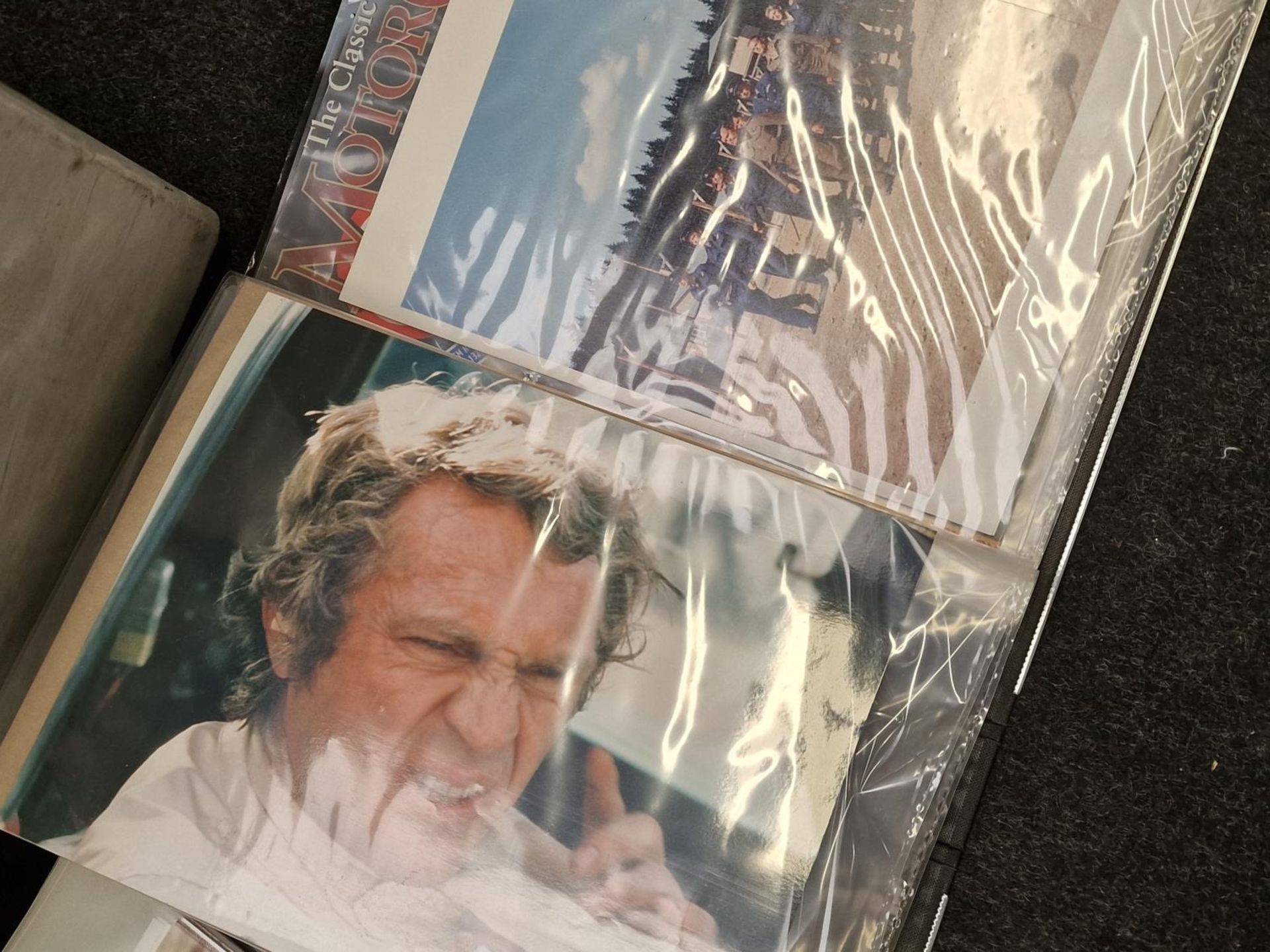 Large collection of interesting ephemra relating to Steve McQueen. Includes books and two ring - Image 6 of 9