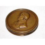 Rare early 19th Century Duke of Wellington Peninsular Campaign commemorative copper box. This
