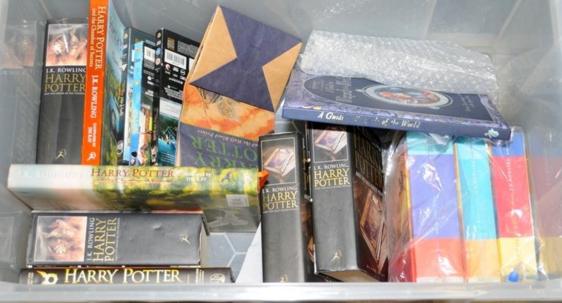 Collection of Harry Potter books many hard back many in dust covers together with boxed unopened - Image 2 of 2