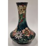 Moorcroft Pottery Rachel Bishop "Carousel" vase 11" high with certificate.