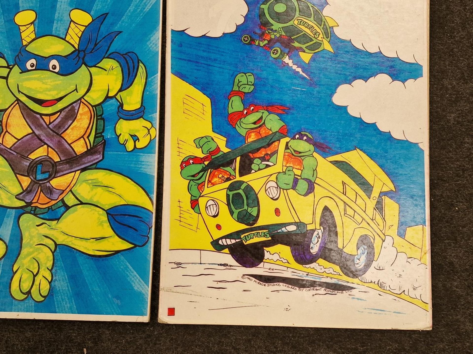 Teenage Mutant Hero Turtles set of promotional posters on board by Mirage Studios 1990. Each - Image 3 of 5
