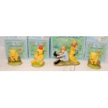 A collection of boxed Royal Doulton Winnie the Pooh figures. 4 in lot