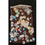 Quantity of collectable pin badges