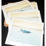 Very large quantity of signed and numbered prints 'Photographic Likeness' featuring Supermarine