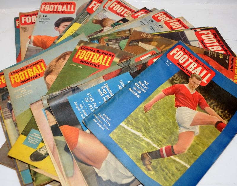 Collection of vintage football magazines mostly dating from the 1950's - 60's. Titles include - Image 2 of 3