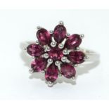 purple daisy ring Size Q