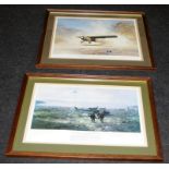 Two David Shepherd framed limited edition artist signed prints '653 Squadron Beaver Taking Off