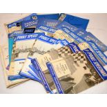 Large collection of early Poole Pirates Speedway matchday programmes, all dated between 1949 and