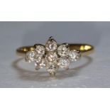 A Diamond ring approx 0.50 points, 18ct gold 3.2 g Size N