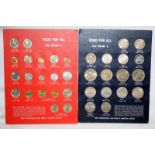 Food For All International Coin Issue Money 1 and Money 2. Commemorative coins issued under the