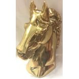 Gold horse head (al) (167)