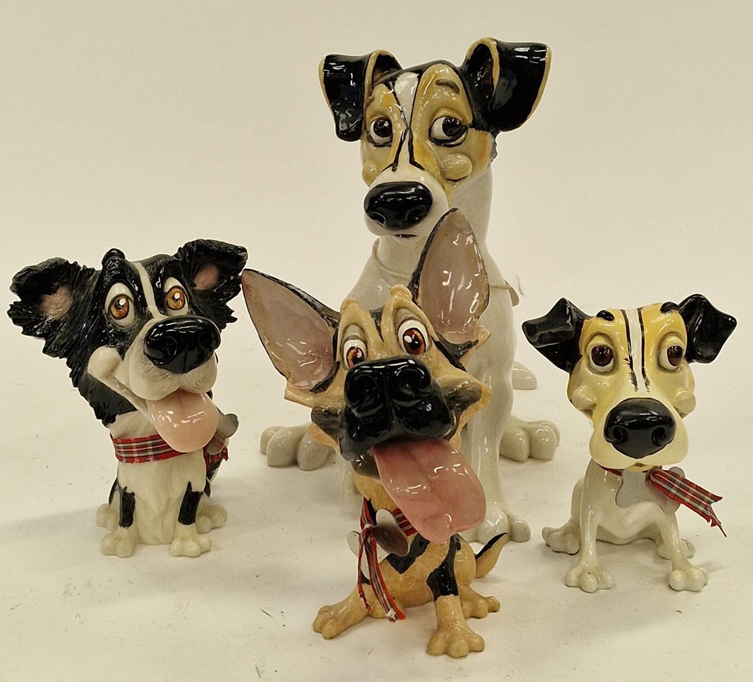 Collection of Pets with Personality cute dog figures (4).