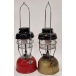 Two vintage Tilley lamps.
