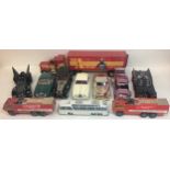 Selection of various TV related vehicles and others. We have a Hot Wheels Batmobile - A modern Corgi