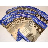 Large collection of Poole Pirates Speedway programmes all relating to the 1952 season (includes