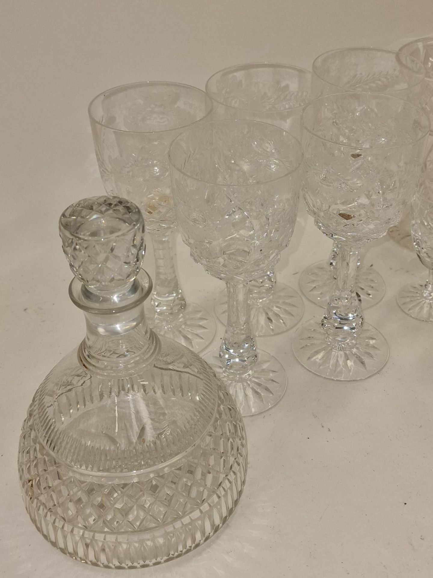 quantity of Crystal and etched glassware - Image 2 of 3
