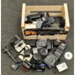 Quantity of cameras, lenses and photographic material