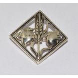 A Georg Jensen Style Brooch