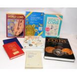 Collection of reference books relating to GB and World coins. 8 in lot