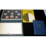 Ireland's First Decimal Coins wallet, Britain's First Decimal Coins wallet and a Royal Mint 1986