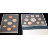 Royal Mint 1971 coin set together with 1999 proof coin set