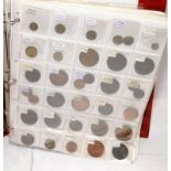 Folder containing a large quantity of World coins. Alphabetically presented from Guatamala through