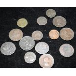 14 various Georgian copper coins (12)