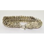 Tibetan silver dragon bracelet.