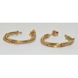 9ct gold earrings