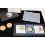 Concorde collectibles to include sterling silver coin FDC commemorating the first commercial
